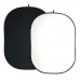 PixaPro Dual Side Collapsible 1.5x2m Background Board (Black/White)